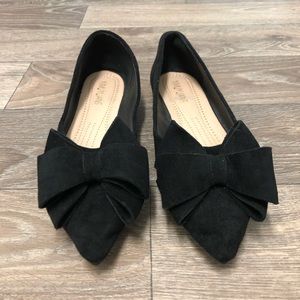 Pointed toe ballet flats